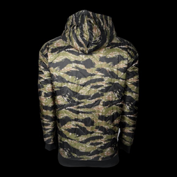 TIGER CAMO PONCHO LINER HOODIE - Picture 2 of 3